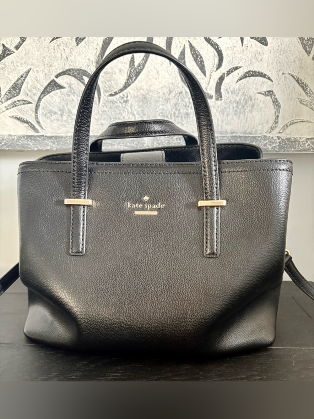 kate spade Black Leather Satchel